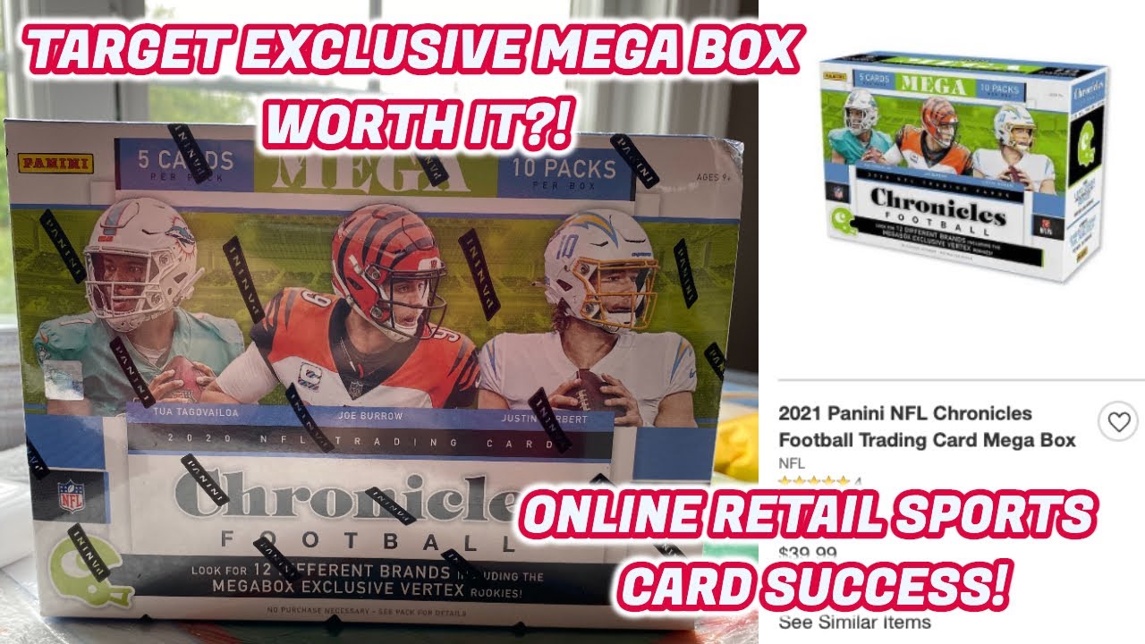 INSANE BOX! TARGET EXCLUSIVE CHRONICLES FOOTBALL MEGA BOX WORTH IT?! AWESOME RIP!