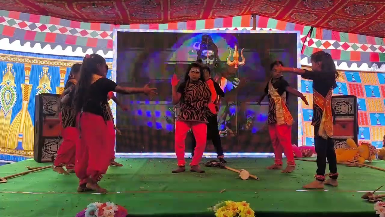 12.Shiva shiva shankara song by all girls_Shree sai school Annual day celebration 25-26.