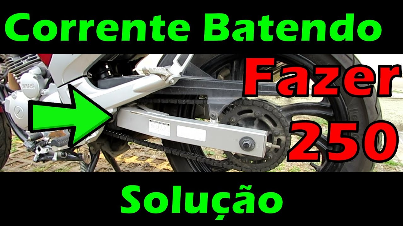 Fazer 250 Batendo Corrente