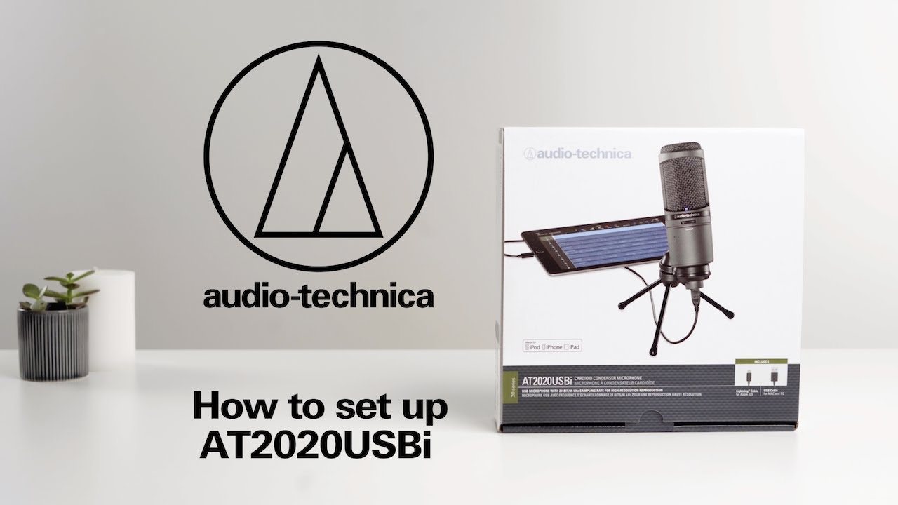 How to set up the AT2020USBi Microphone | Record straight to your iPad and iPhone