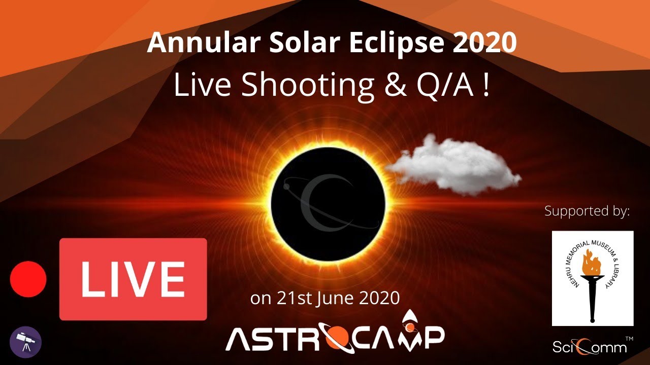 Most Awaited Annular Solar Eclipse 2020 | LIVE coverage | Astronomers |