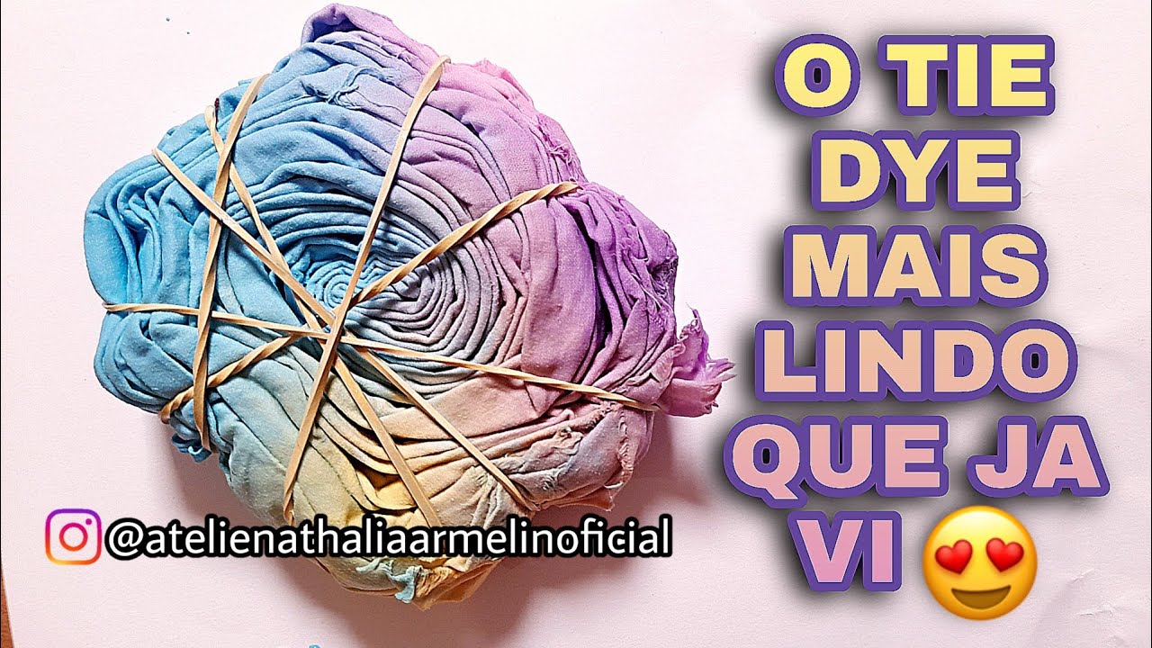 D.I.Y TIE DYE EM TRICOLINE BRANCO|Nathália Armelin