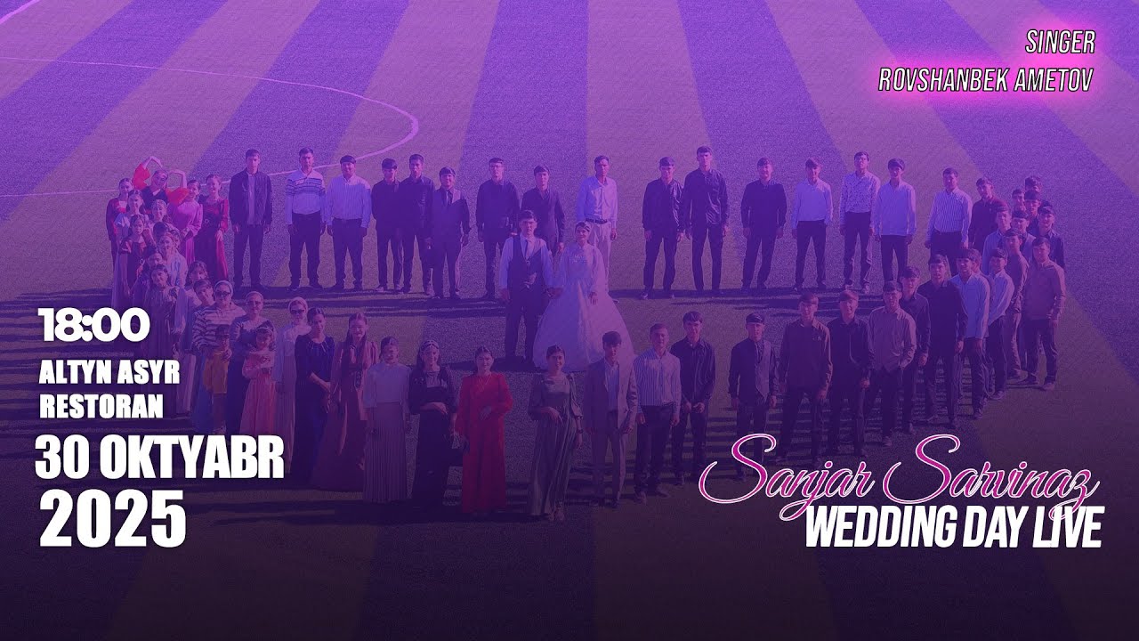30 OKTYABR 2025 SANJAR SARVINAZ LIVE