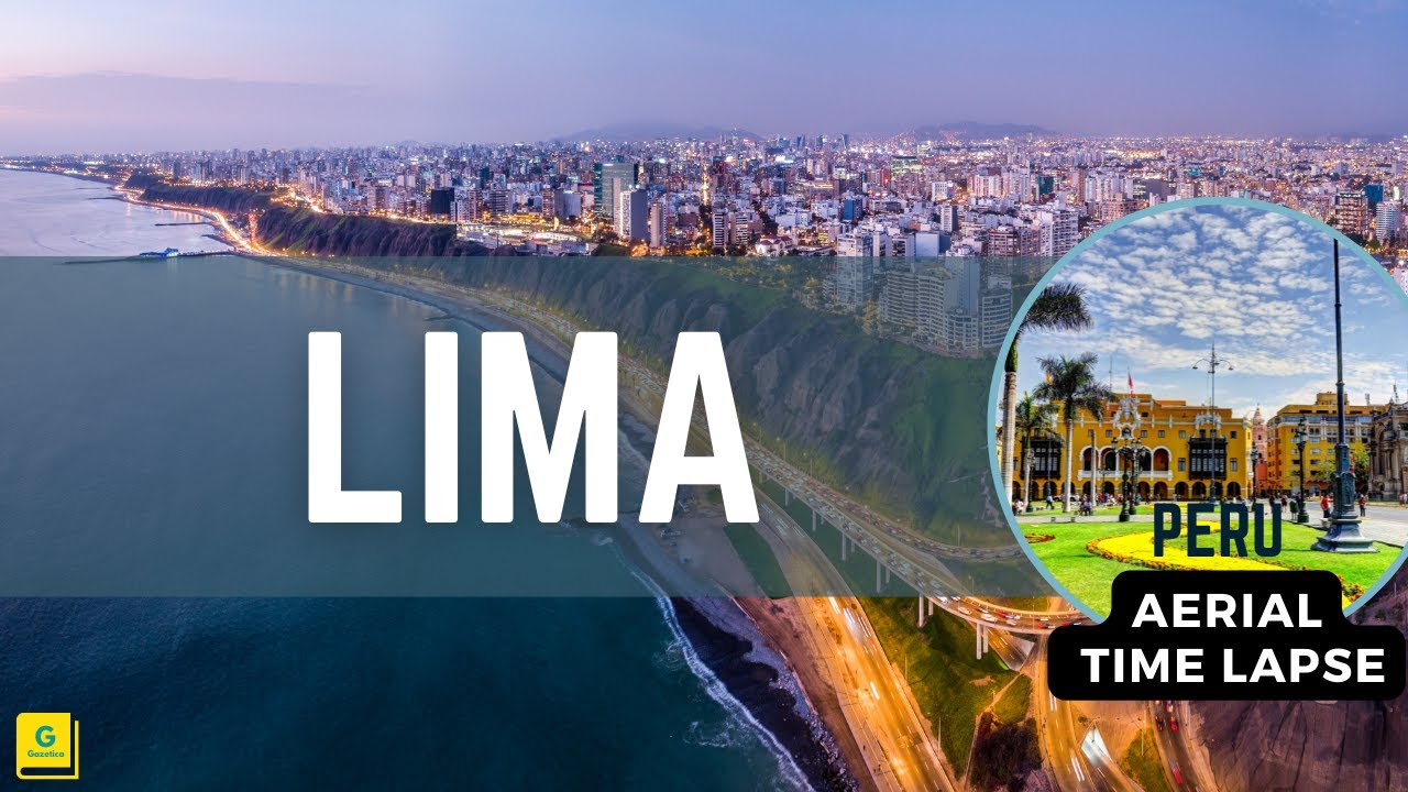 LIMA | PERU | Aerial Video 4K | Time Lapse