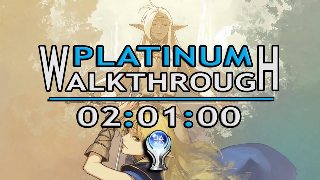 Wonder Labyrinth: Record of Lodoss War - Platinum Walkthrough in 02:01:00 - Full Game Trophy guide