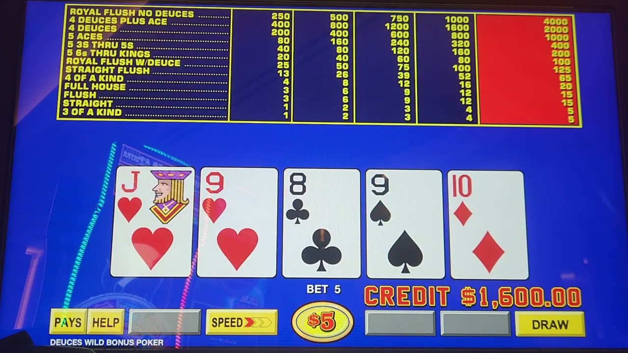 Royalin Around In The Hi Limit Room - Borgata - Hi Limit Video Poker - Vid#61