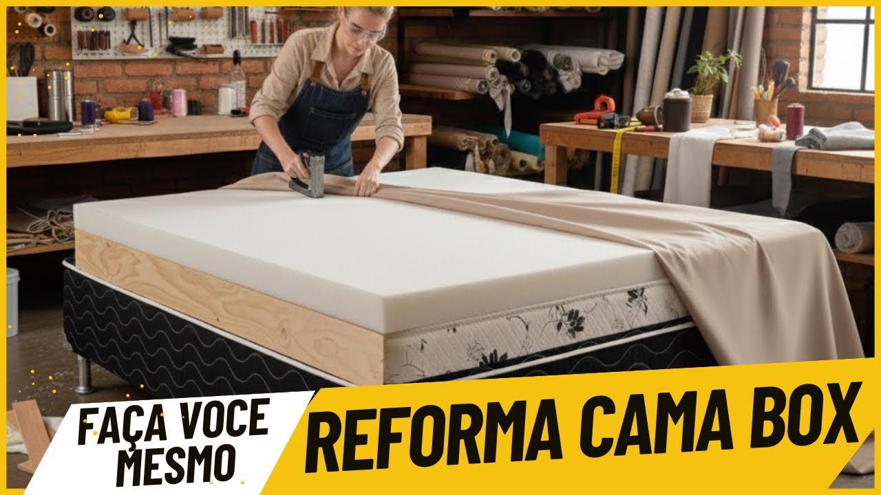 REFORMA CAMA BOX CONJUGADA Faça em Casa