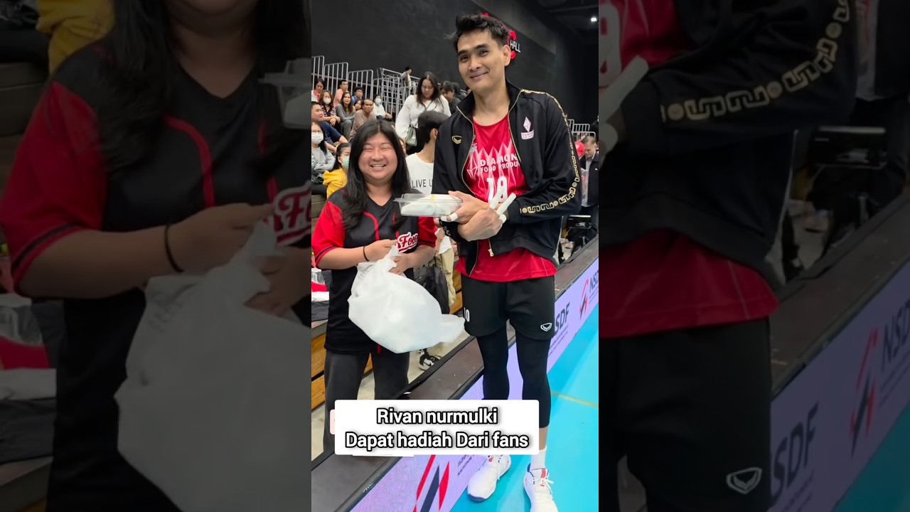 Tidak sombong! Rivan nurmulki akrab dengan fans di voli liga thailand #rivannurmulki #proliga