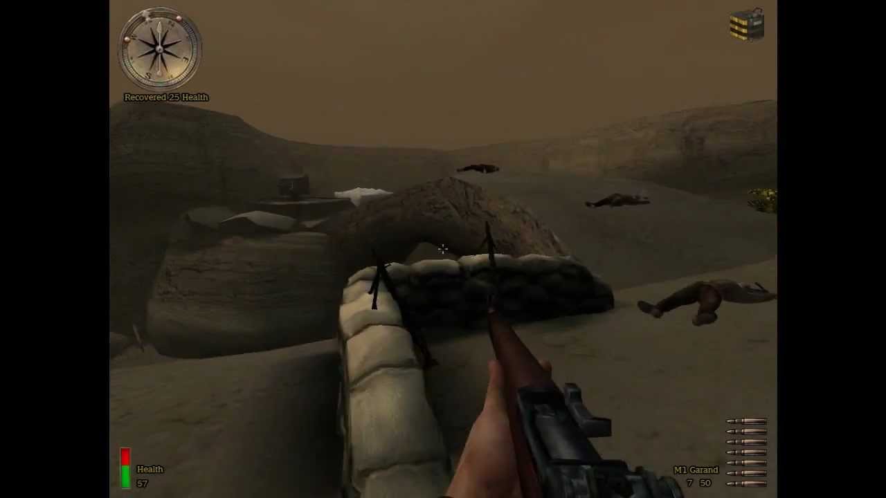 Medal of Honor Allied Assault Breakthrough HD Gameplay Walkthrough Mission 1 - Kasserine Pass