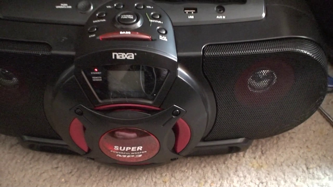 Naxa Portable AM/FM CD Cassette MP3 USB Stereo Model NPB-259 Review