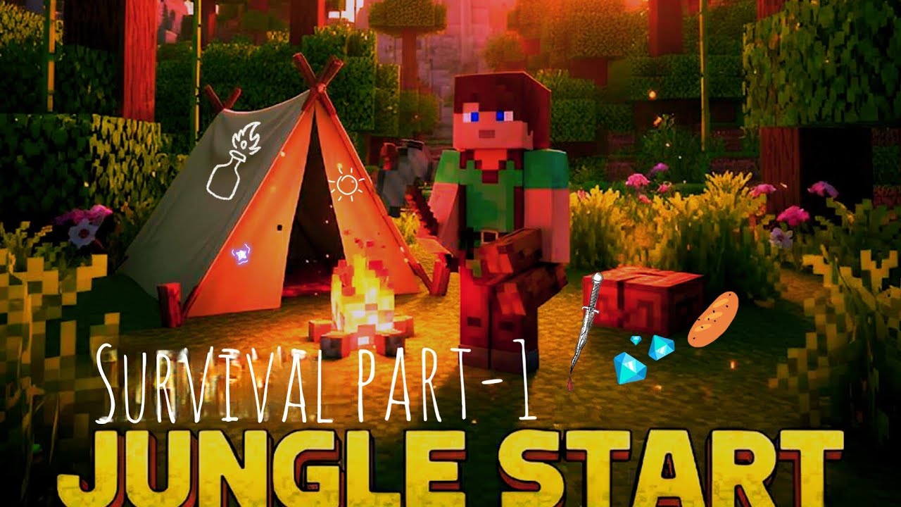 Minecraft Survival series 🏕️: From Nothing to Everything – Part 1 🔥🪓