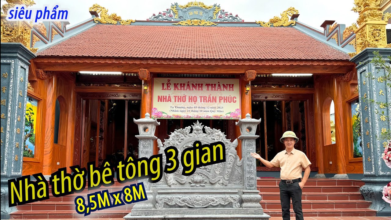 CHIA SẺ MẪU TỪ ĐƯỜNG 3 GIAN CỰC ĐẸP TẠI HƯNG YÊN cả họ đều khen