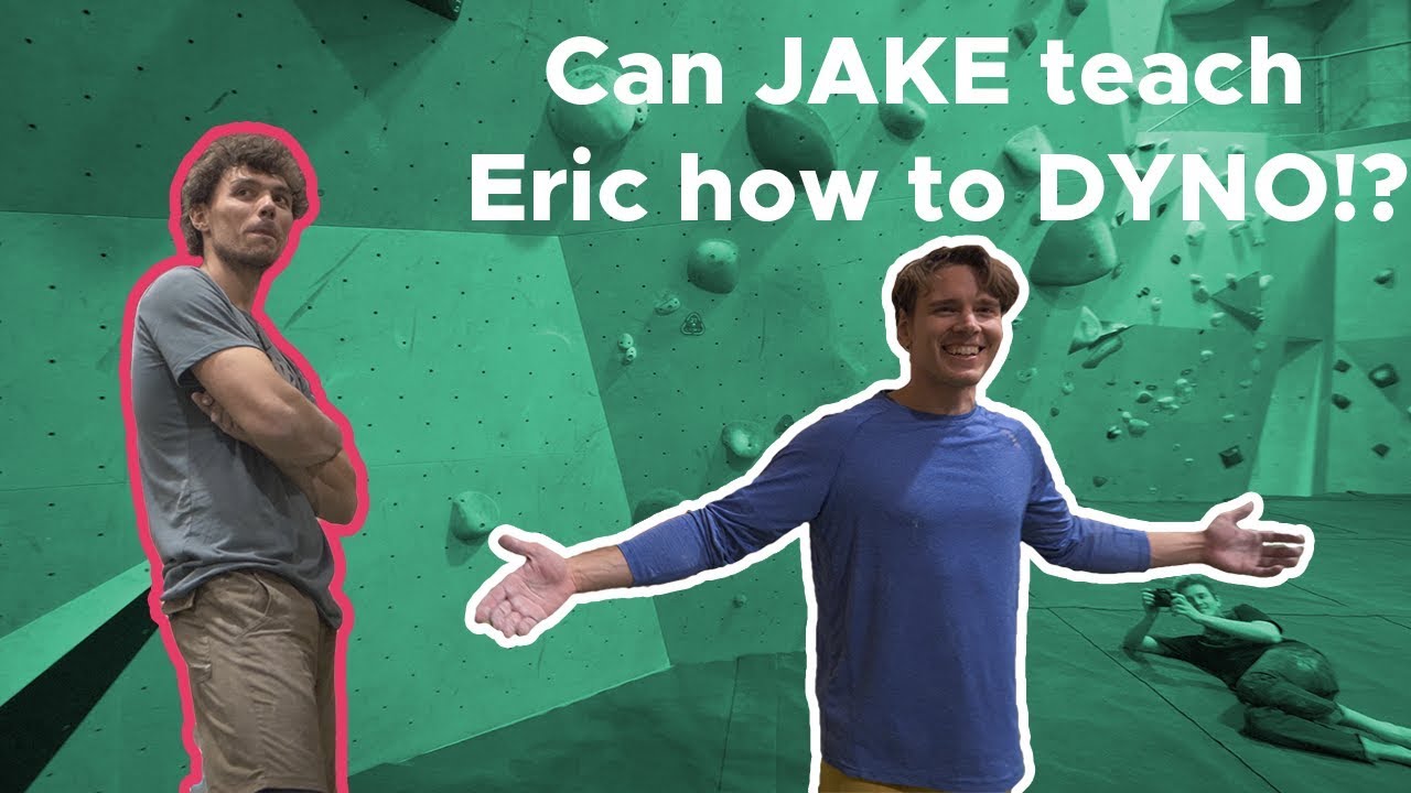 Can Eric Karlsson learn to DYNO in a day? || Bouldering Bobat