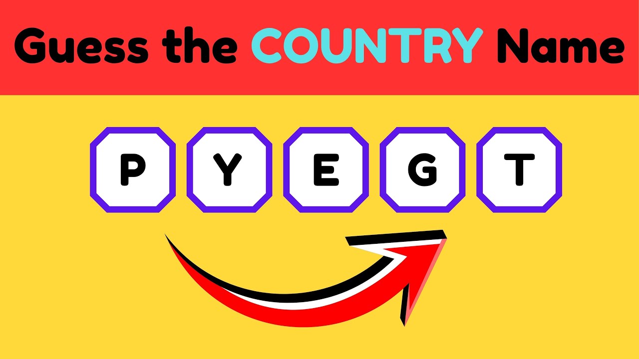30 Scrambled Country Names Challenge || Test Your Geography IQ!