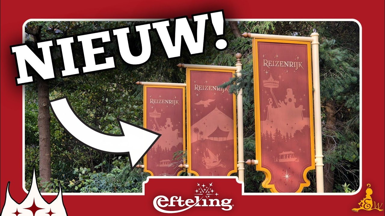 [#Efteling] NIEUWE vaandels REIZENRIJK! (4K)