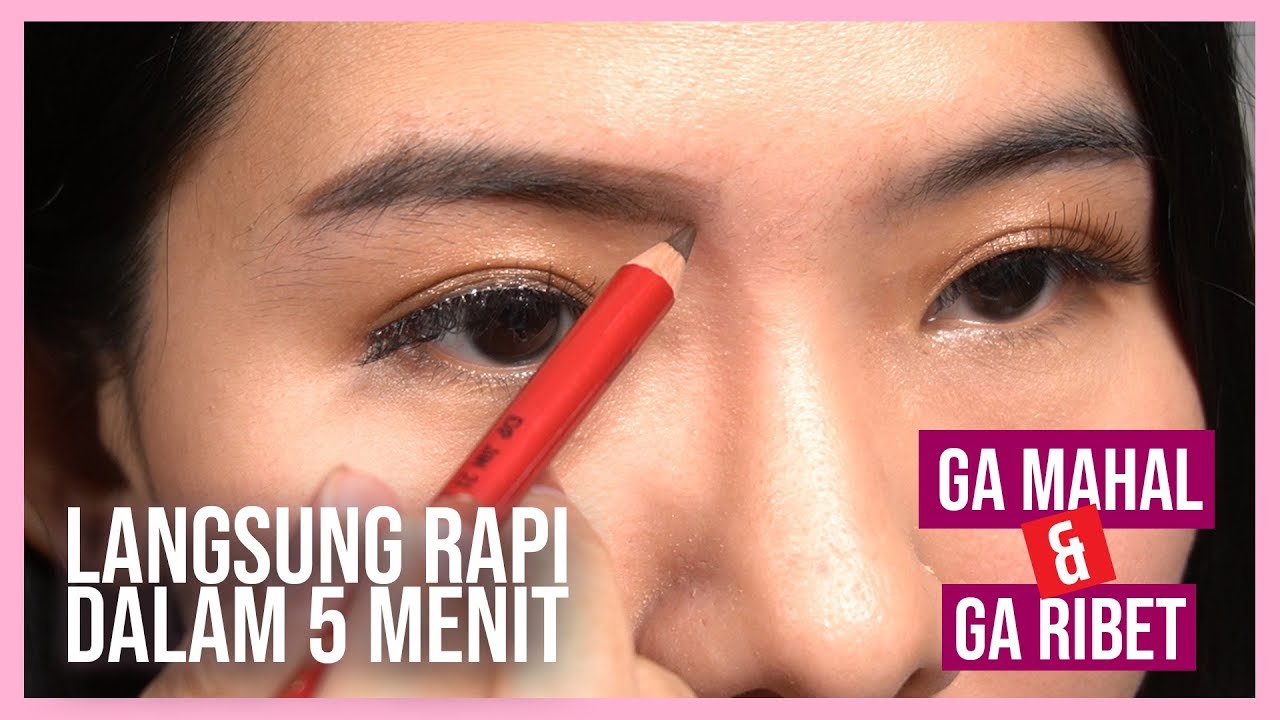 Mudah Gambar Alis Pakai Pensil Cuma 5 Menit Rapi!