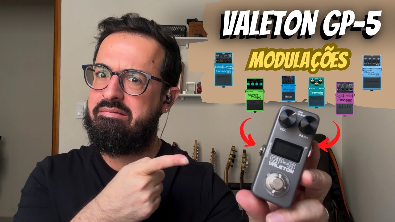 Valeton GP-5 - Modulações (chorus? flanger? phaser? tremolo?)