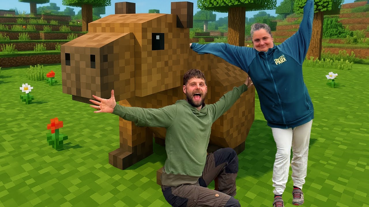 Bygger Verdens Største Minecraft Kapivar I Virkeligheden