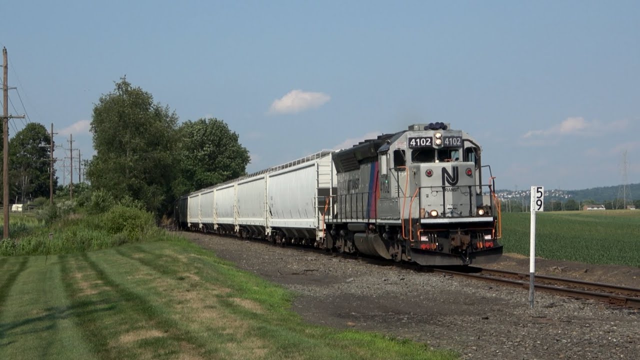Heavy Tonnage and NJT Geeps on the Chesapeake and Delaware Railroad