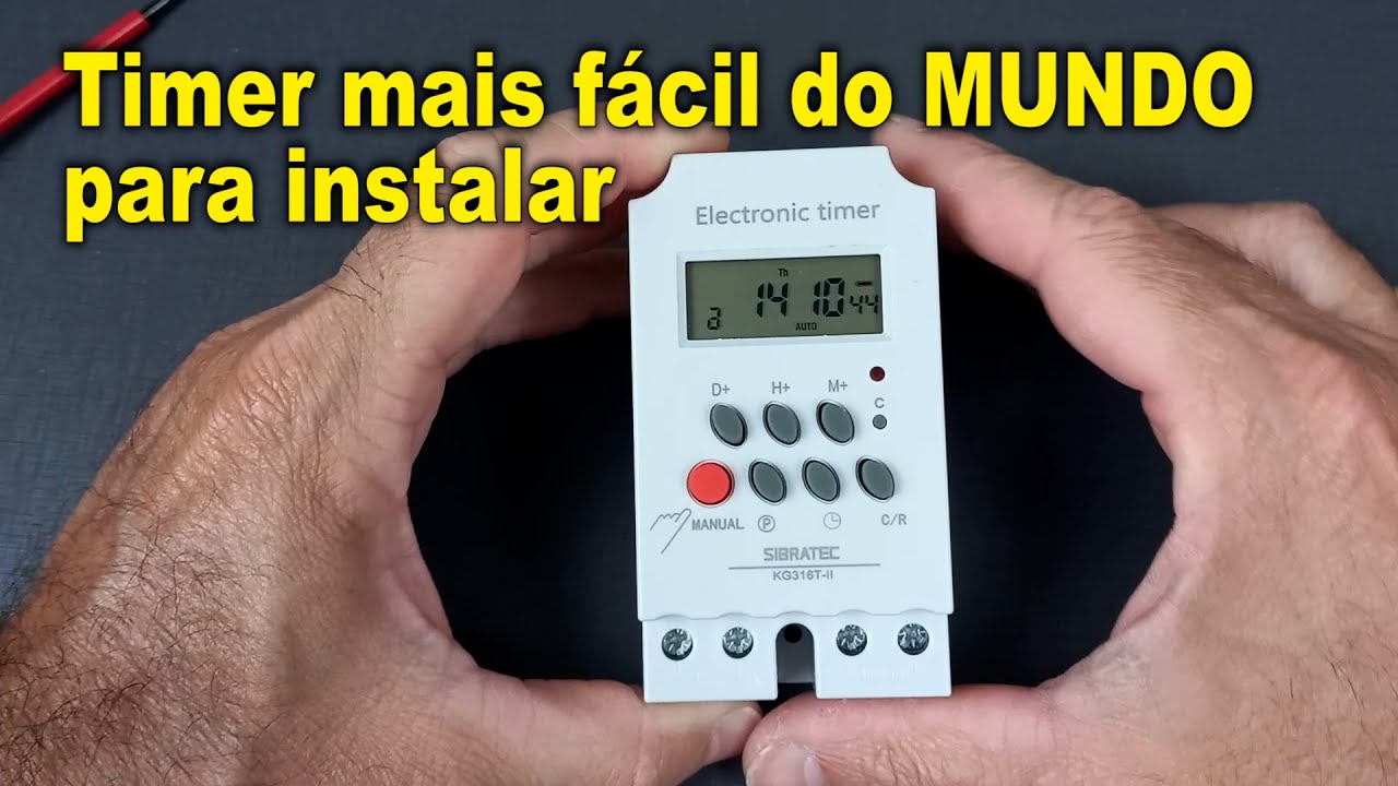 Timer mais f&aacute;cil do MUNDO para instalar