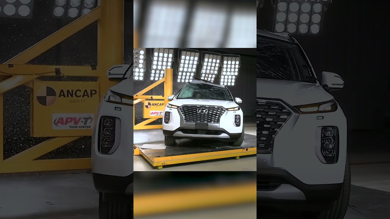 Hyundai Palisade Real Time Crash Tests #crashtest