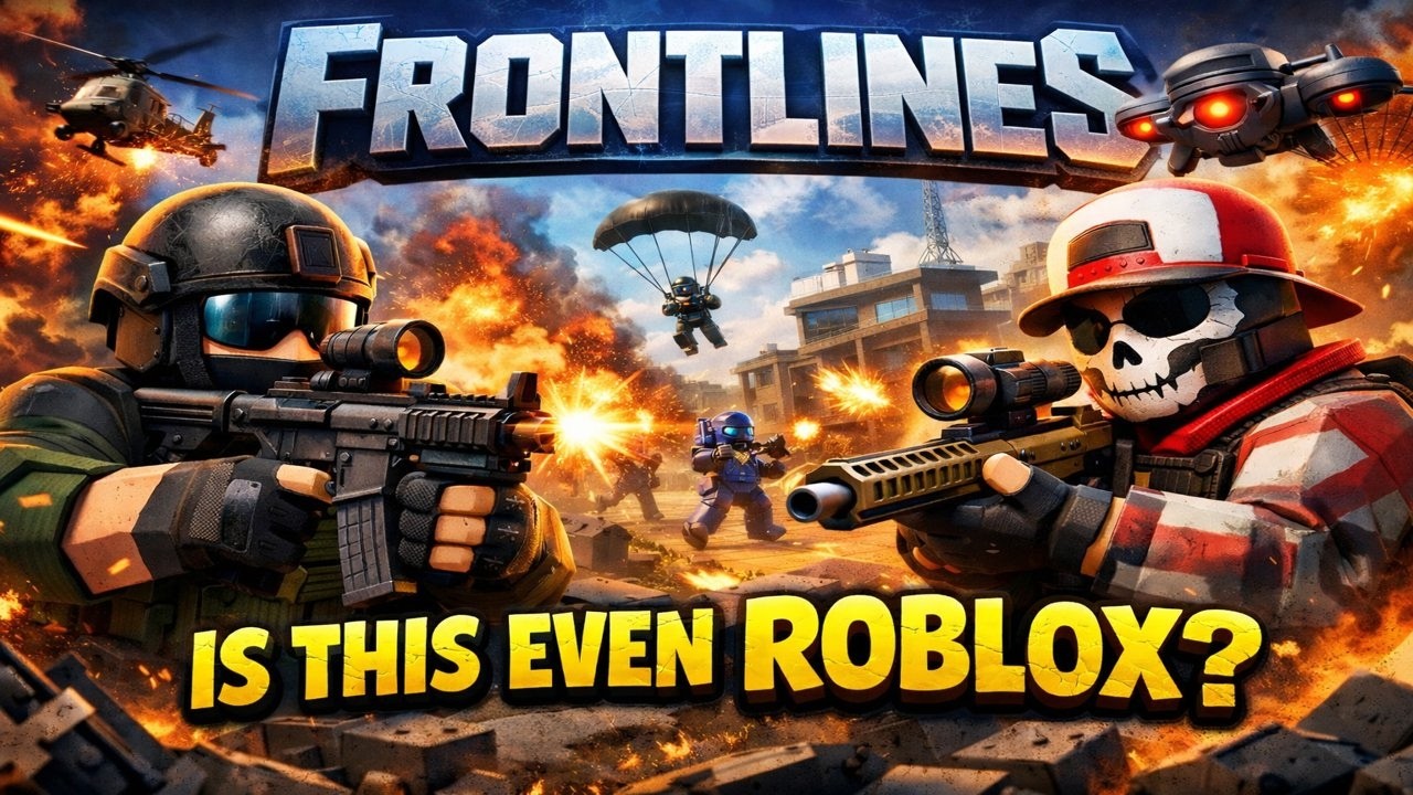a realistic ROBLOX shooting game [ FORNTLINES ]