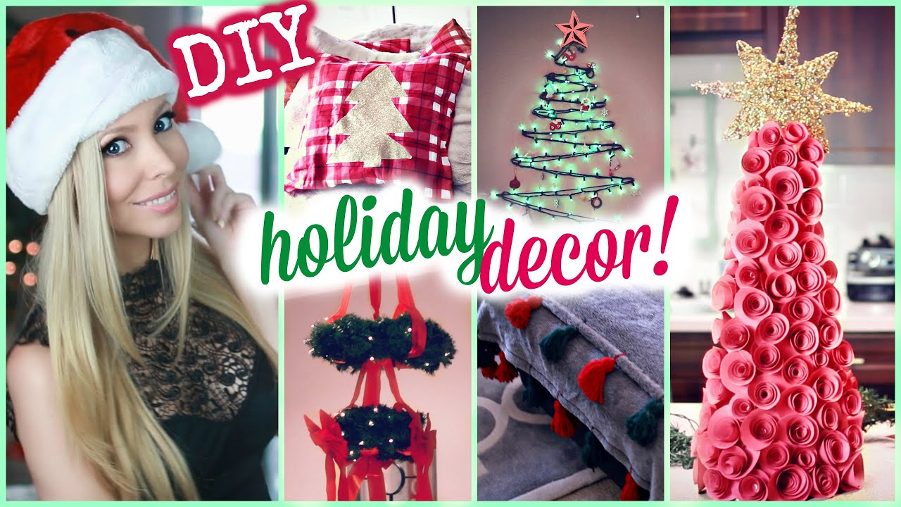 DIY Holiday Room Decor ❄ #HOLIDIY