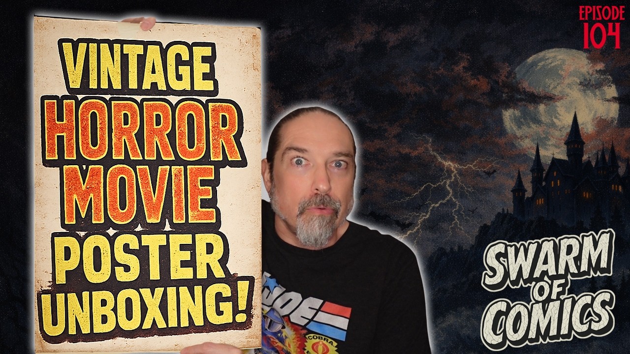 Rare Vintage 1963 Hammer Horror Vampire Poster Unboxing – The Art Is Stunning!