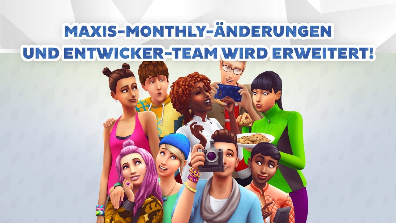 Gr&ouml;&szlig;eres Sims-Entwicklerteam + Maxis-Monthly-&Auml;nderungen! | Short-News | sims-blog.de