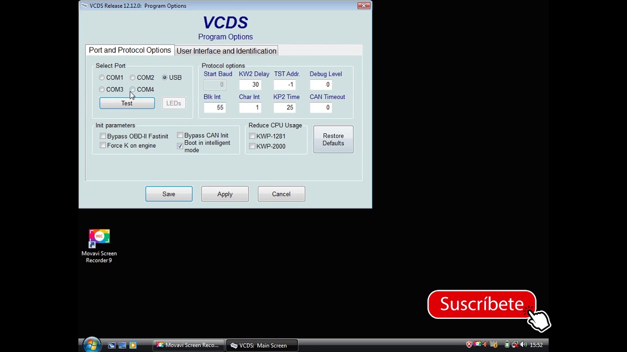 Tutorial VAGCOM - Activar cinturones y Sensor de agua- GOLF IV