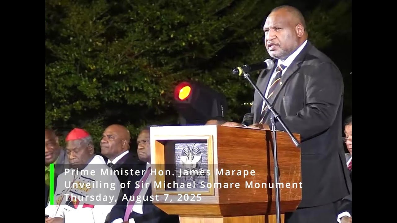 🇵🇬 PNG at 50 | A Monument to the Nation’s Father: PM Marape Unveils Sir Michael Somare Statue
