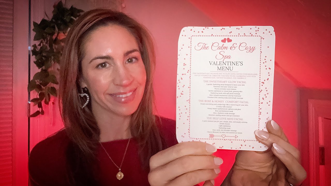 ASMR | 💖 Valentine’s Day Spa 💆‍♀️ | Let Me Treat You to a Full Facial + Scalp Massage✨