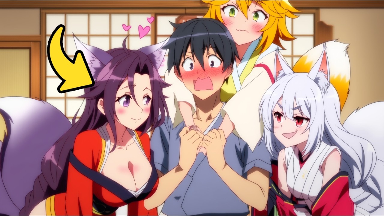 Esse Cara Consegue Deusas RAPOSAS LOUCAS Que Farão DE TUDO Para Ajudá-lo! | Anime Recap