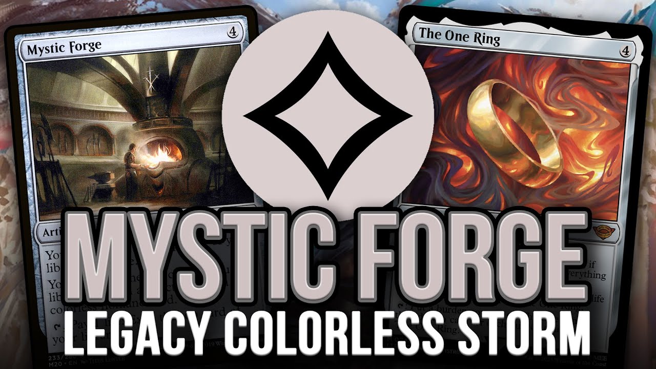 THIS IS COLORLESS STORM! Legacy KarnForge &mdash; Mystic Forge + Glaring Fleshraker | Magic: The Gathering