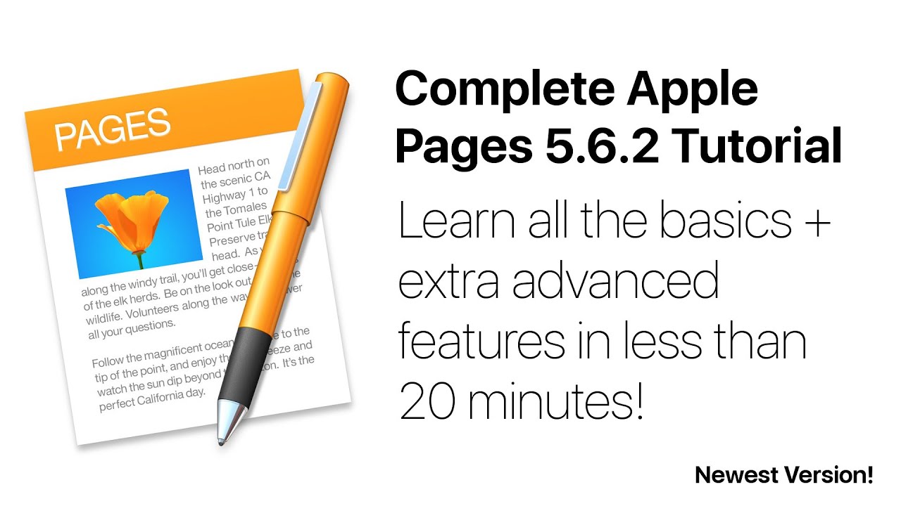 Complete Pages 5 Tutorial - Full Quick Class/Guide + Extras