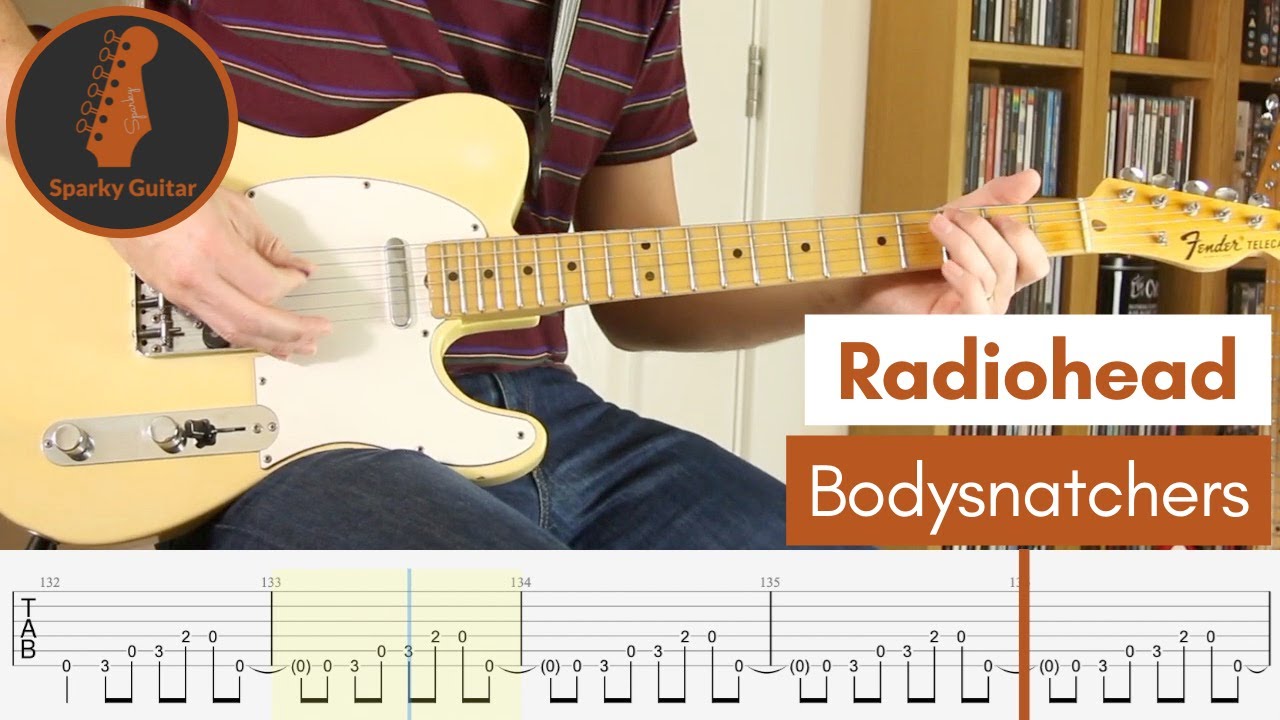 Bodysnatchers - Radiohead (Guitar Cover #34 with Tabs)