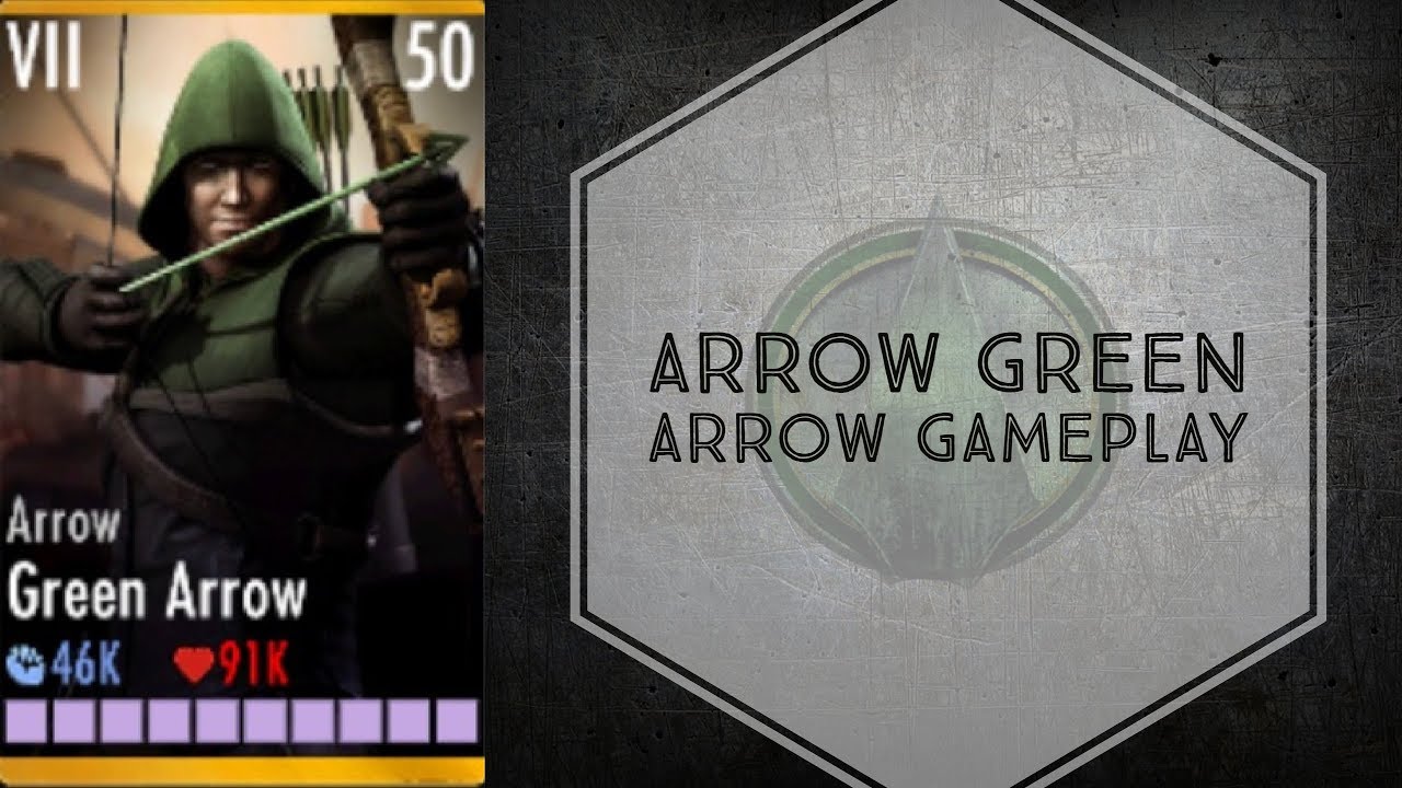 Injustice Gods Among Us Arrow Green Arrow Gameplay Elite VII