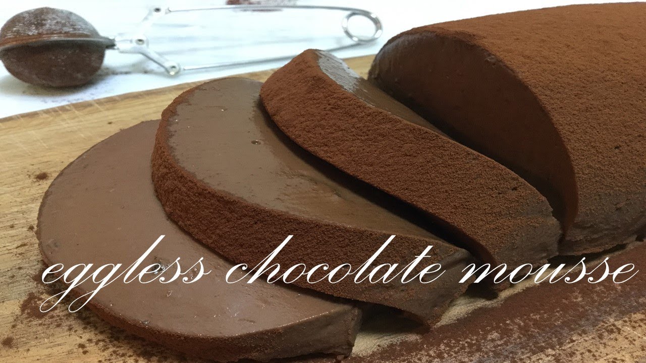 eggless chocolate mousse cake easy recipe～how to make