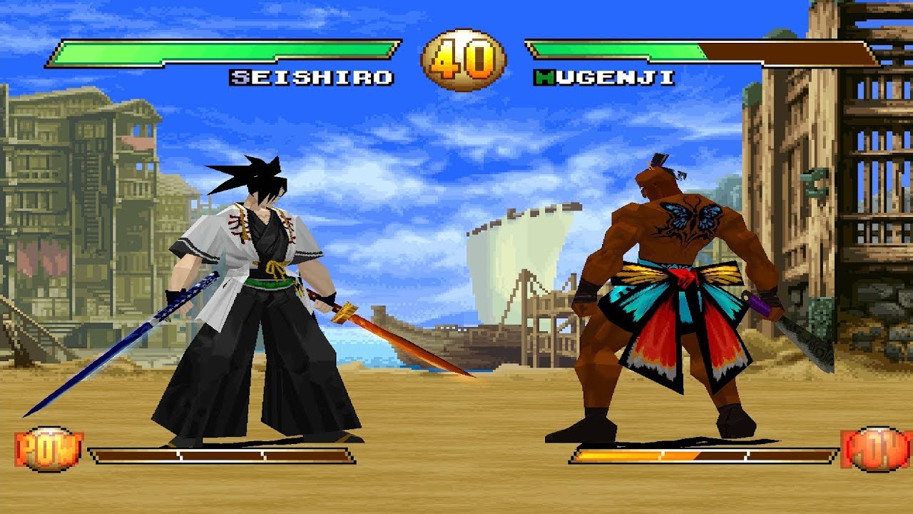 Samurai Shodown: Warriors Rage [PS1] - Seishiro Kuno