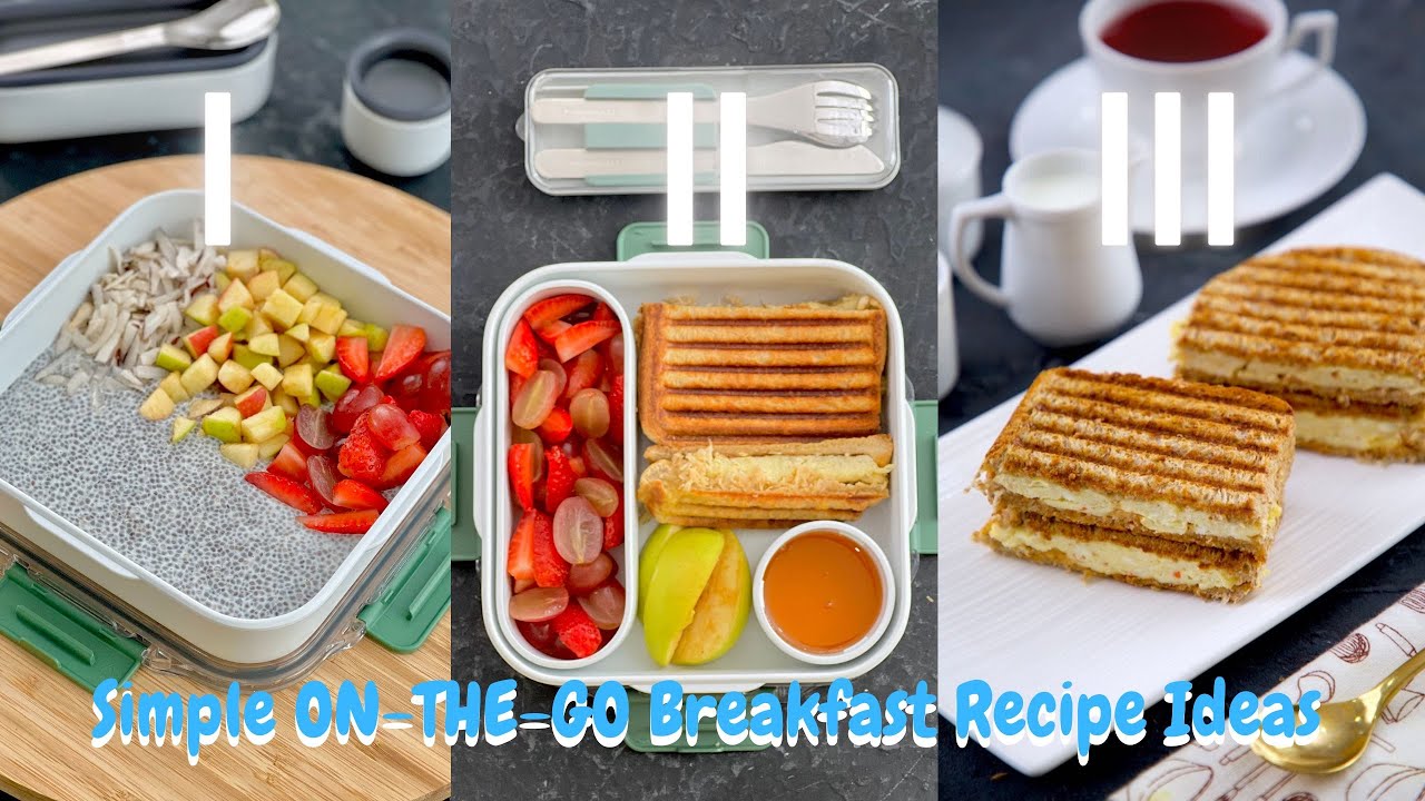 3 Simple ON-THE-GO Breakfast Recipe Ideas to Keep on Repeat - Zeelicious Foods