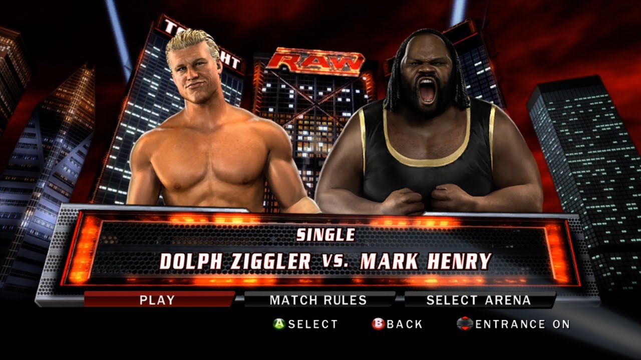 WWE SmackDown vs. RAW 2010 - Dolph Ziggler vs. Mark Henry