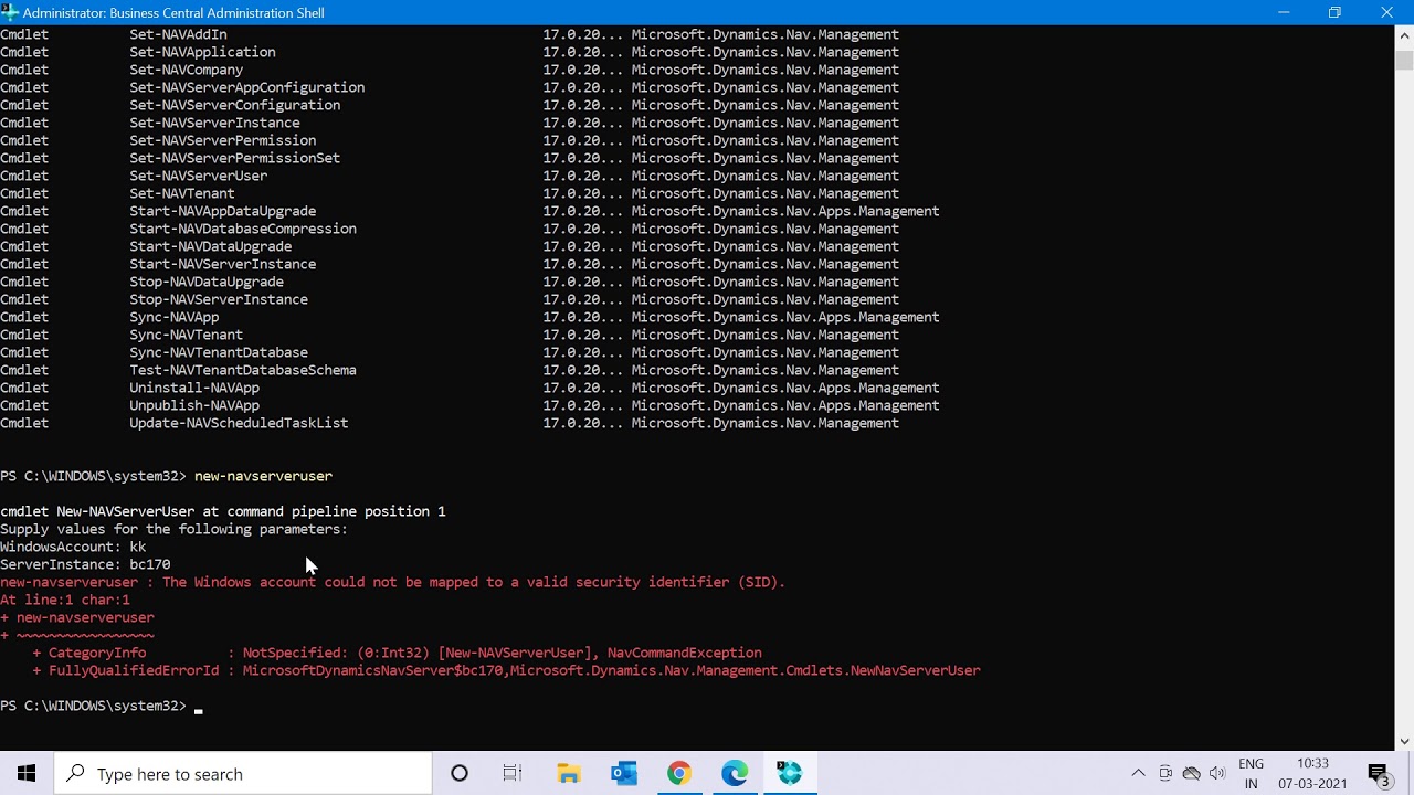 Как создать новых пользователей и наборы разрешений с помощью PowerShell в Dynamics 365 Business ...