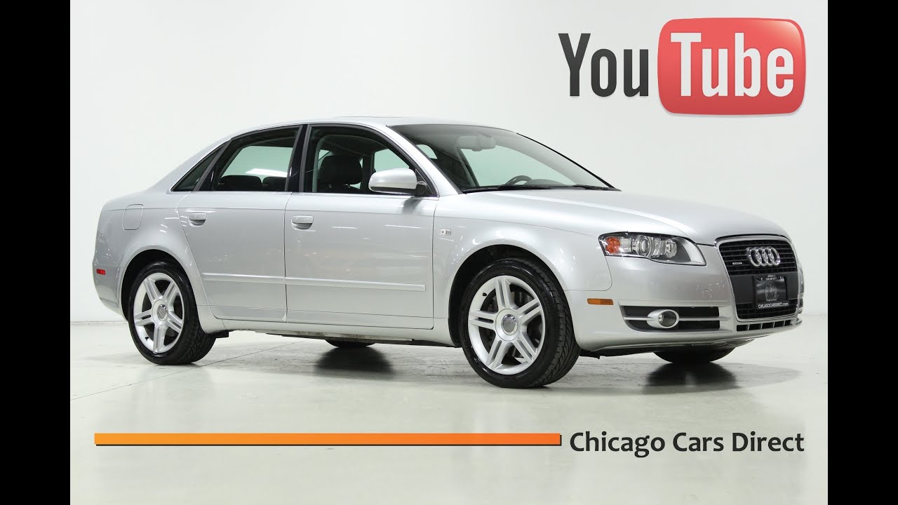 Chicago Cars Direct Presents a 2006 Audi A4 2.0T Quattro. Grey/Black.  x13407