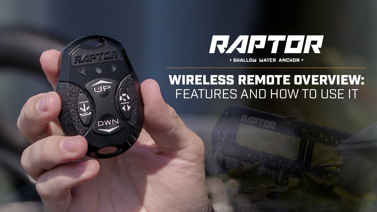 Raptor Wireless Remote User Guide | Shallow Water Anchors