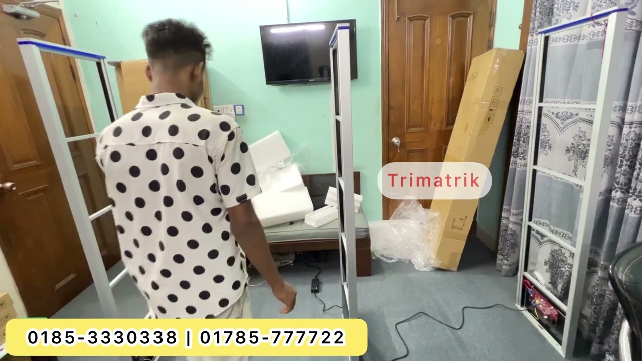 High Quality EAS system for retail store Security in Bangladesh | EAS Security Alarm Tag Gate in BD