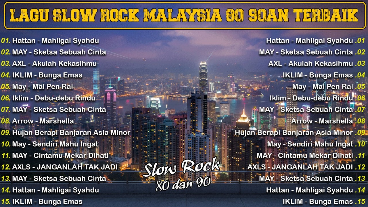 Lagu Jiwang 80/90an - Kumpulan Lagu Rock Malaysia Lagenda - Lagu Jiwang 80an Dan 90an Terbaik