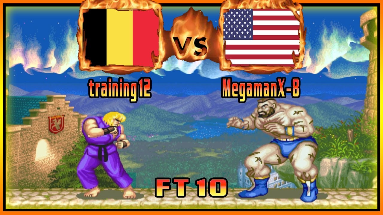 Super Street Fighter 2 X - training12 (BEL) VS (USA) MegamanX-8 [ssf2xj] [Fightcade] [FT10]