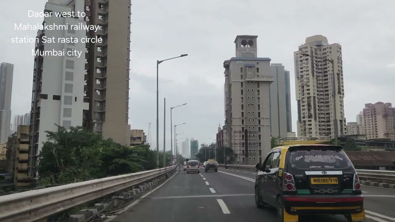 Dadar railway station parel mahalaxmi travel on road  July-2024