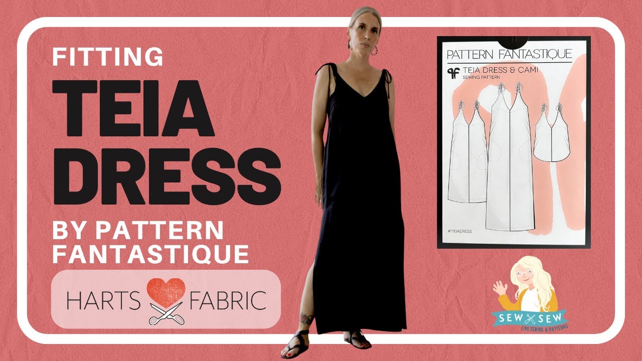 Fitting Teia Dress by Pattern Fantastique