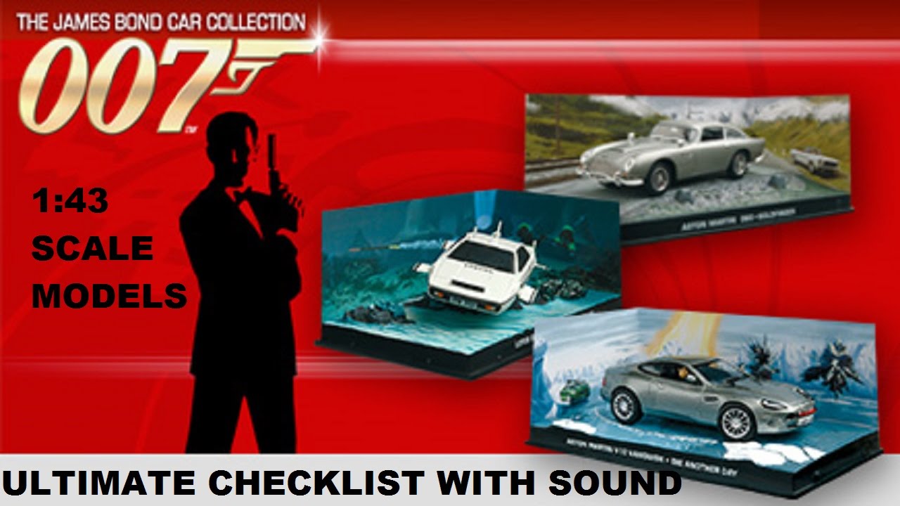 JAMES BOND CAR COLLECTION Checklist guide all 137 issues